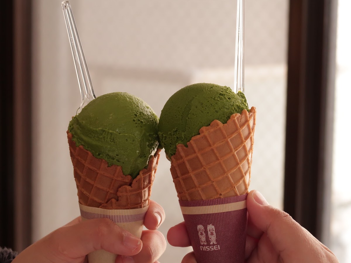 Suzukien Asakusa matcha gelato photo 6