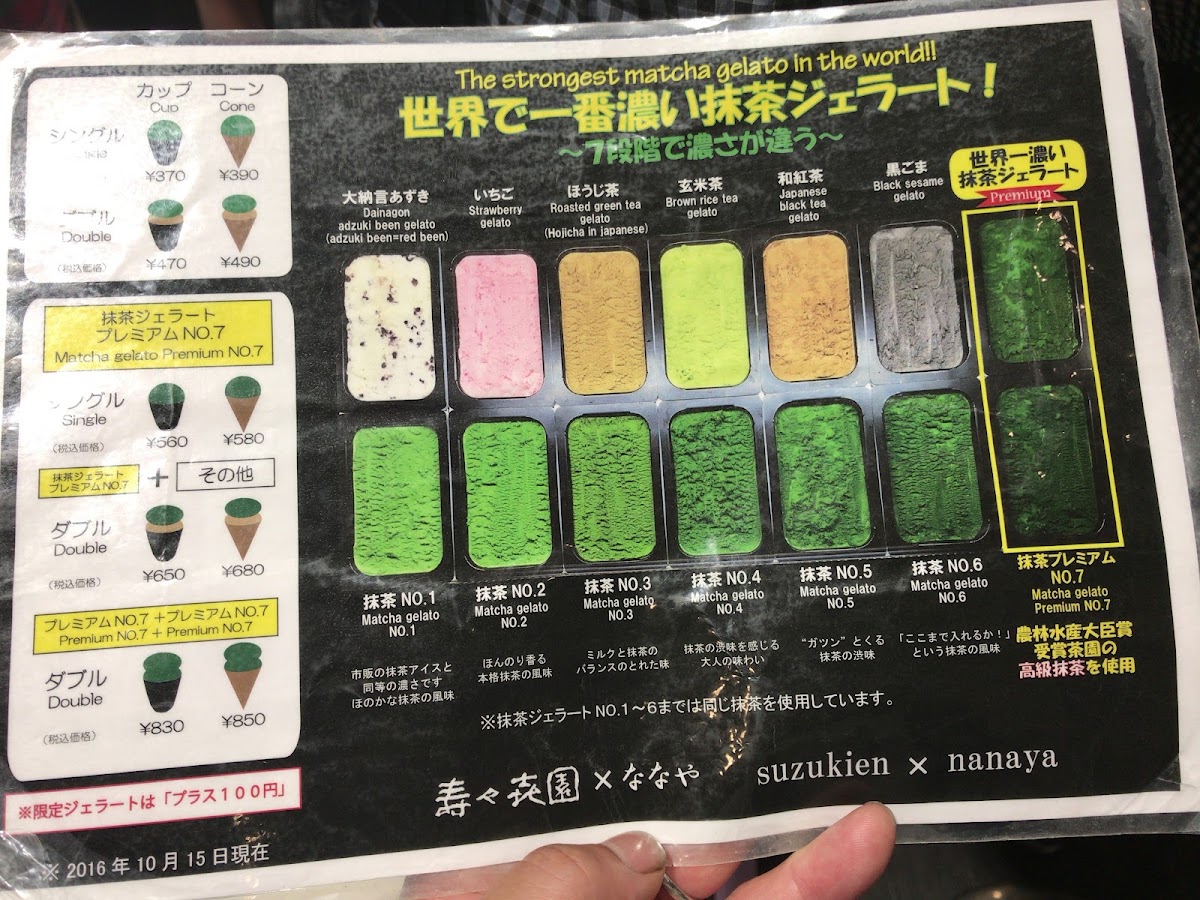 Suzukien Asakusa matcha gelato photo 8